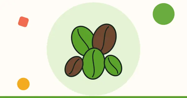 Ilustración: granos de café