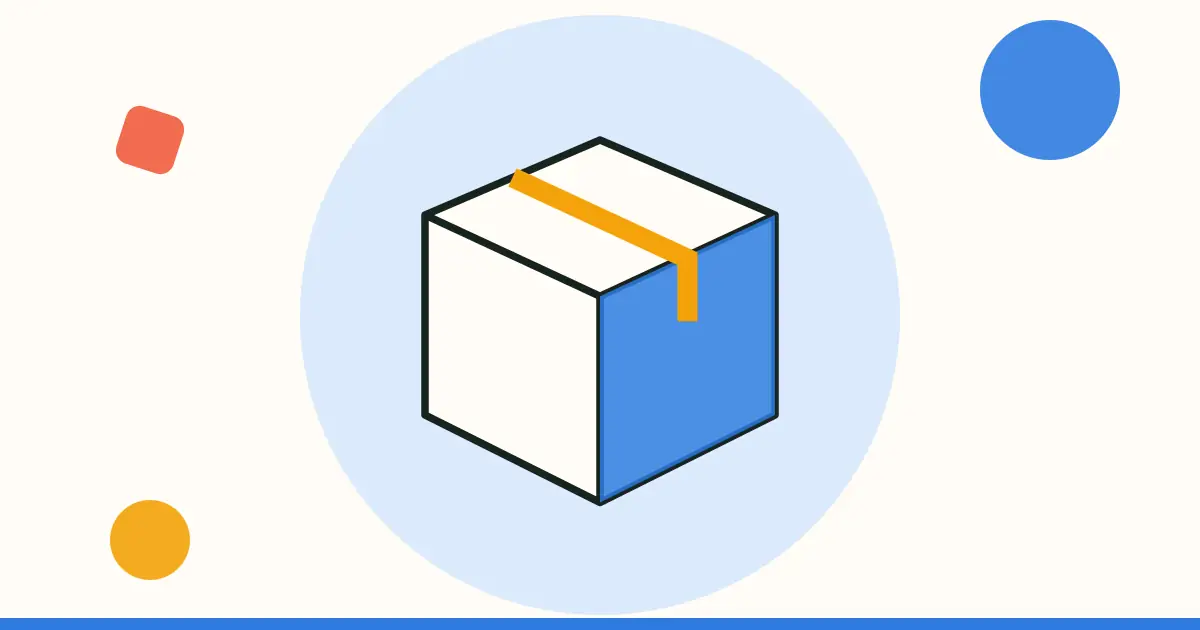 Ilustración: caja de envase
