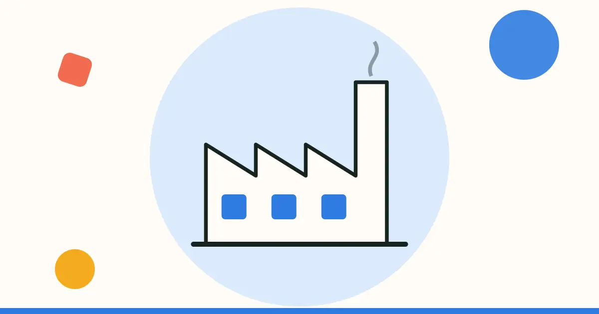 Ilustración: planta industrial