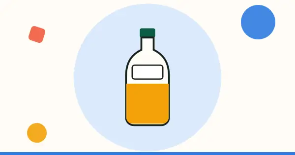 Ilustración: botella de néctar